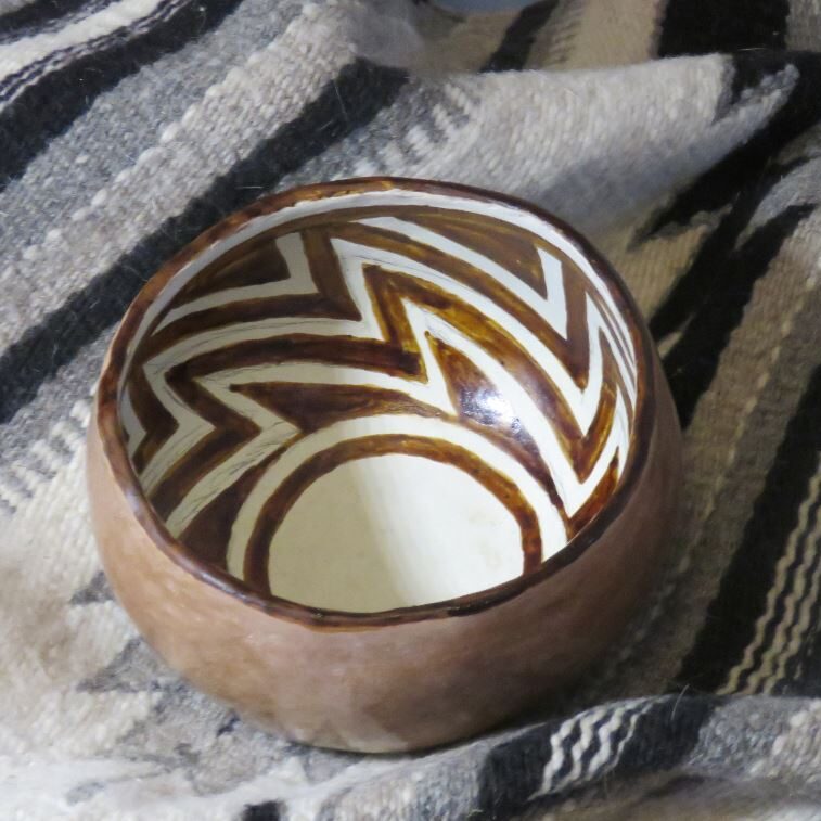 Salado Polychrome Pot Bowl Replica